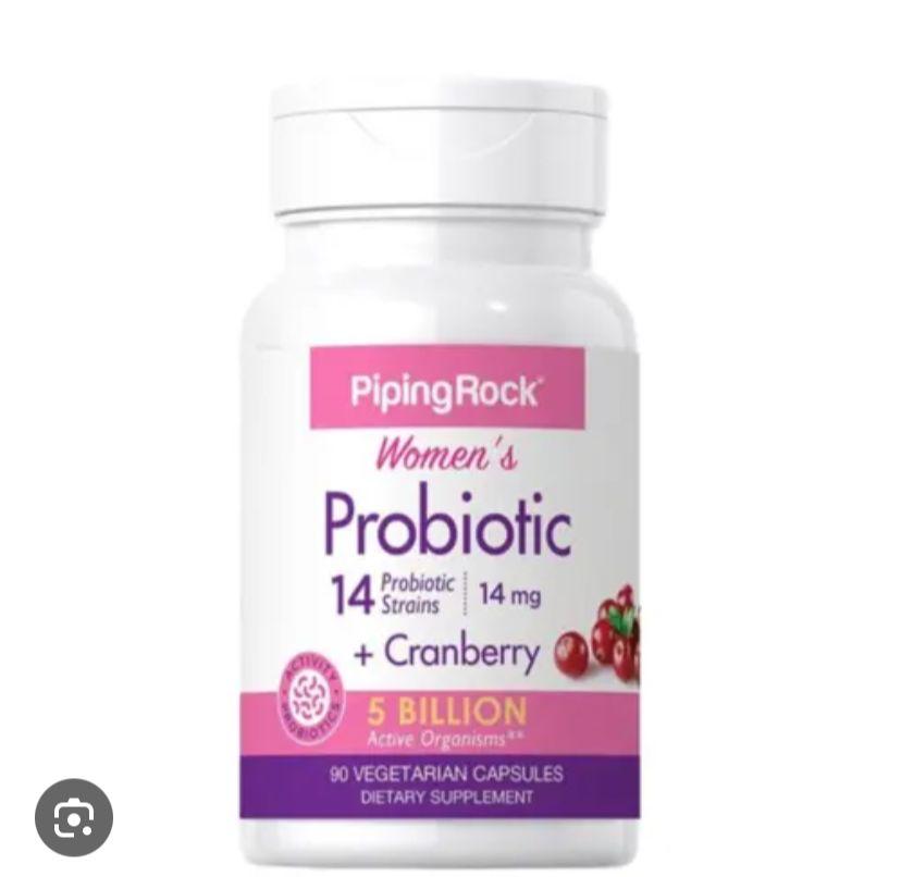 PipingRock Women’s probiotic+ Cranberry 14mg