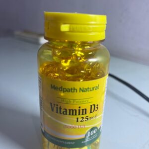 Medpath Natural Vitamin D3 125mcg 5000IU