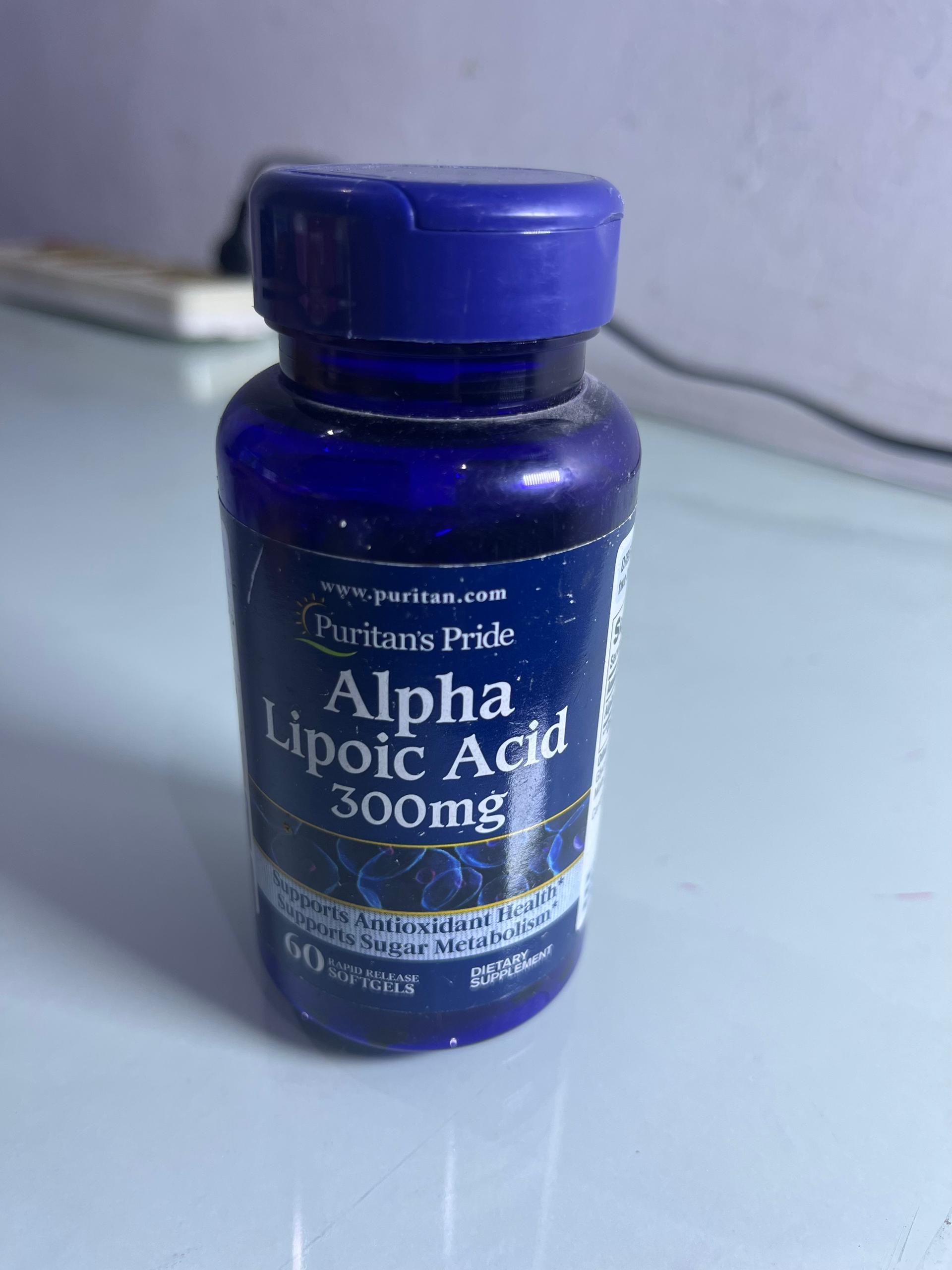 Puritan’s Pride Alpha Lipoic Acid 300mg