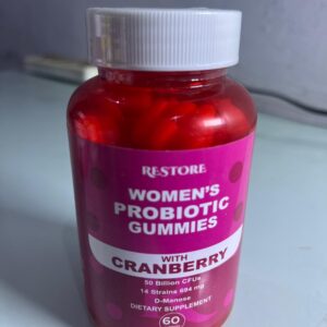 Restore Women Probiotic Gummies with Cranberry