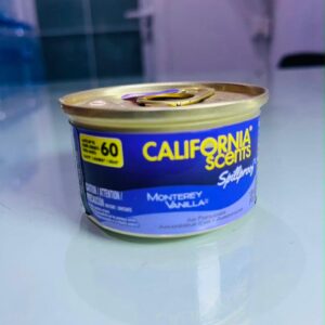 California Scents Tropical Caladar — Spill‑Proof Canister for Cars & Small Spaces