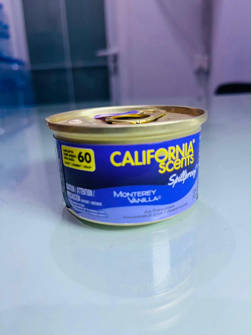 California Scents Tropical Caladar — Spill‑Proof Canister for Cars & Small Spaces