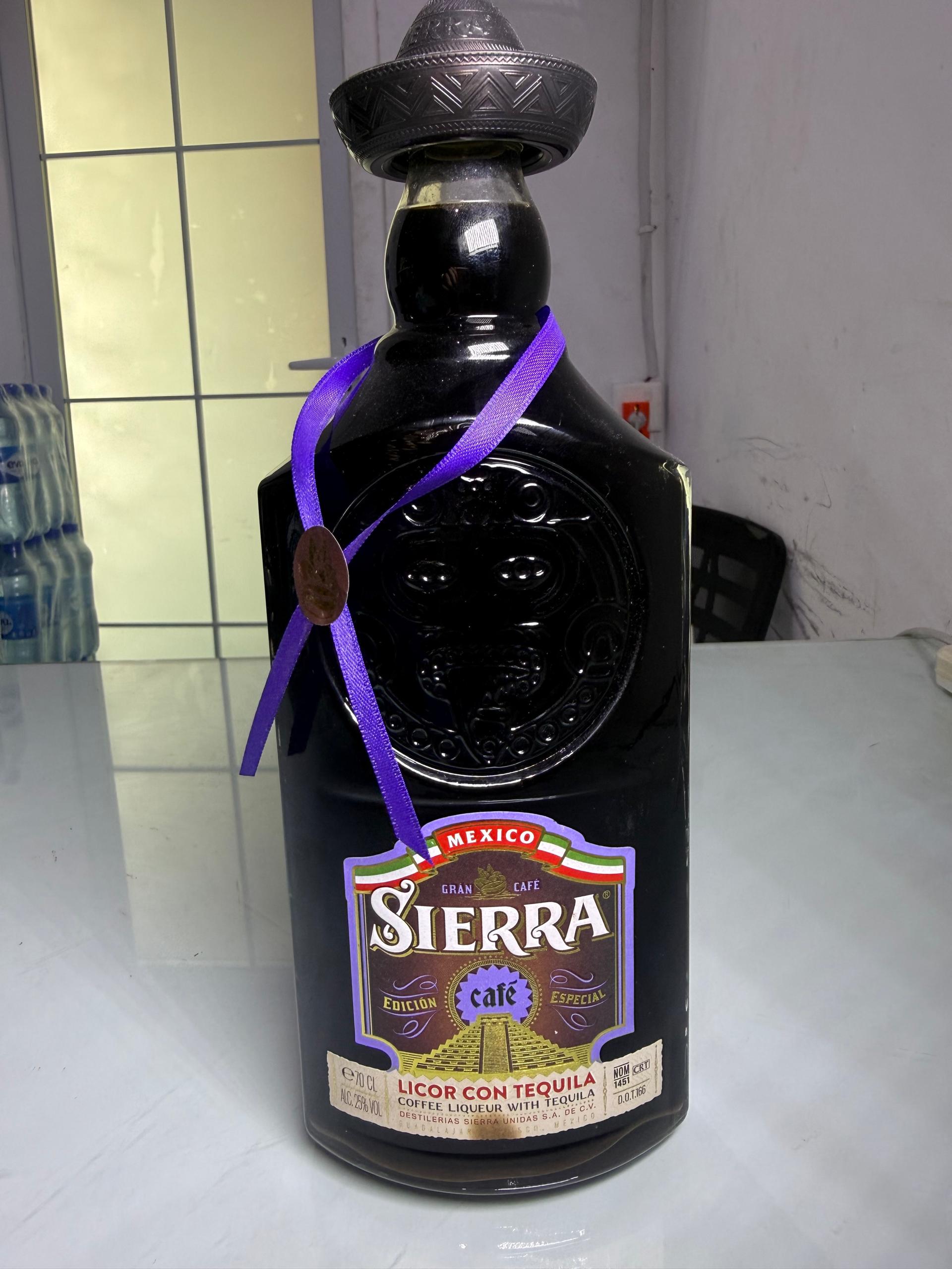 Sierra Café Licor con Tequila (700ml) – Coffee and Tequila Liqueur