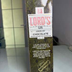 Lord's London Dry Chocolate Gin – Botanical Gin with Chocolate Finish