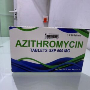 Azithromycin 500mg Tablets (1x10) – Macrolide Antibiotic Treatment