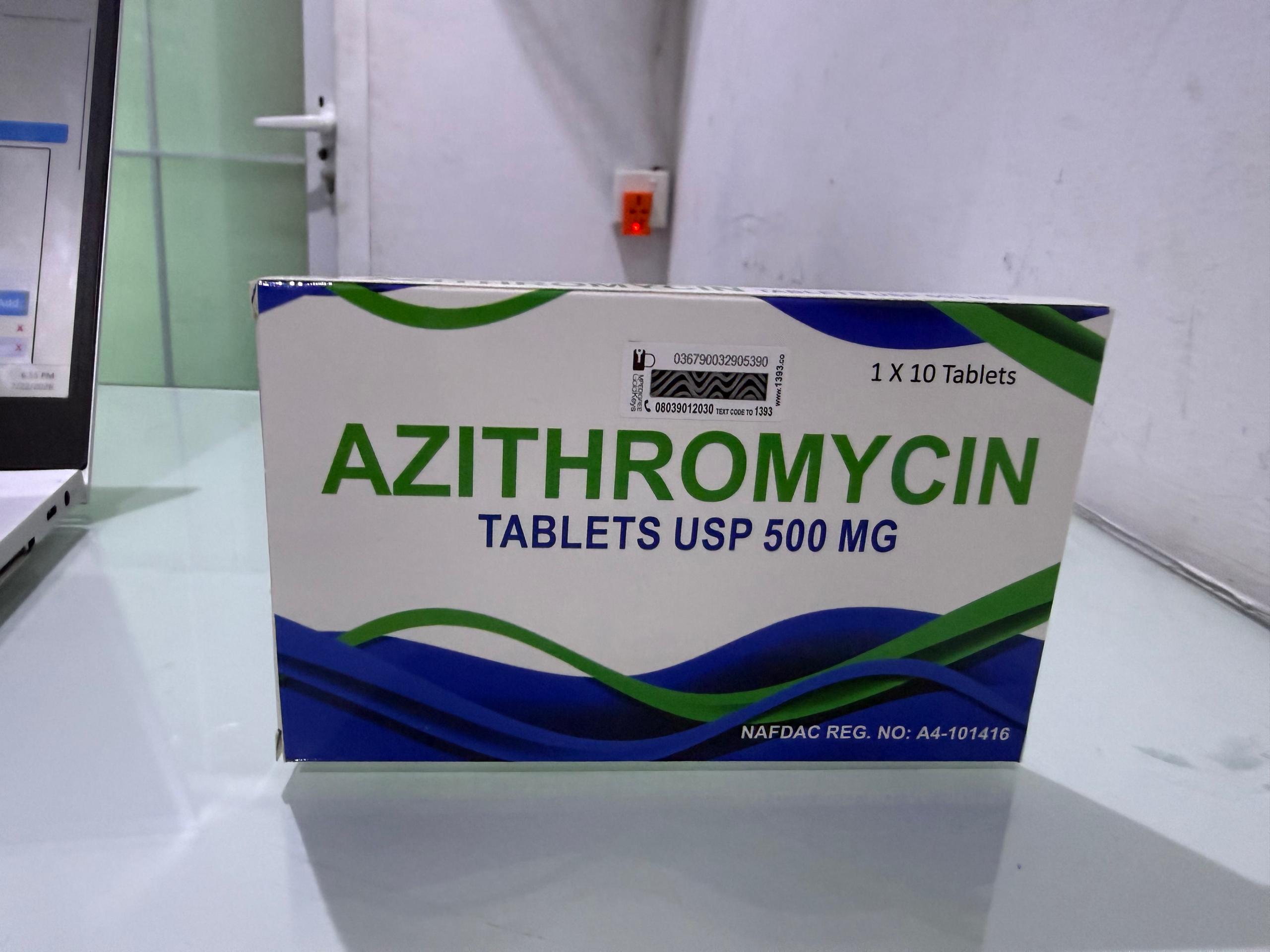 Azithromycin 500mg Tablets (1x10) – Macrolide Antibiotic Treatment