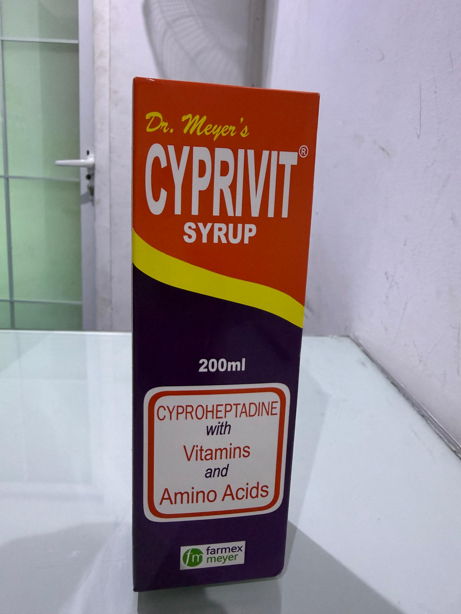 Dr. Meyer's Cyprivit Syrup (200ml) – Appetite Support with Cyproheptadine, Vitamins & Amino Acids