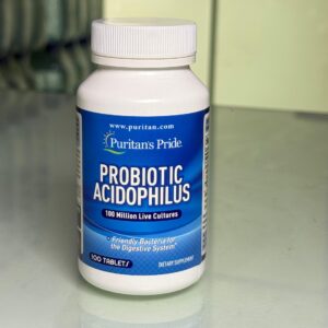 Puritan's Pride Probiotic Acidophilus (100 Tablets) – Daily Digestive Support