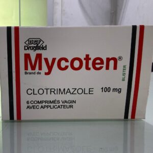 Mycoten Vaginal Tablets (Clotrimazole 100mg) – 6-Day Vaginal Antifungal Treatment