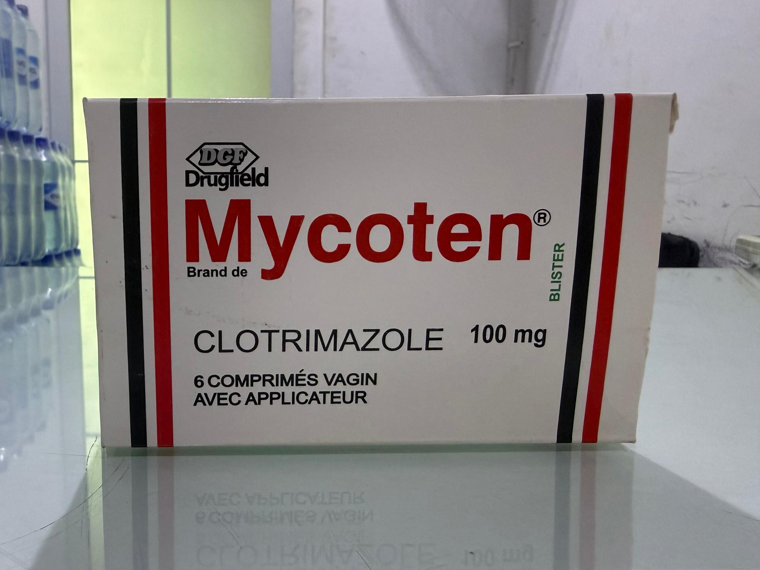 Mycoten Vaginal Tablets (Clotrimazole 100mg) – 6-Day Vaginal Antifungal Treatment