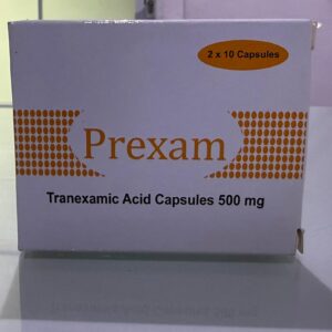 Prexam Capsules (Tranexamic Acid 500mg) – Heavy Bleeding Support