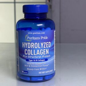 Puritan's Pride Hydrolyzed Collagen – Structural Support Supplement