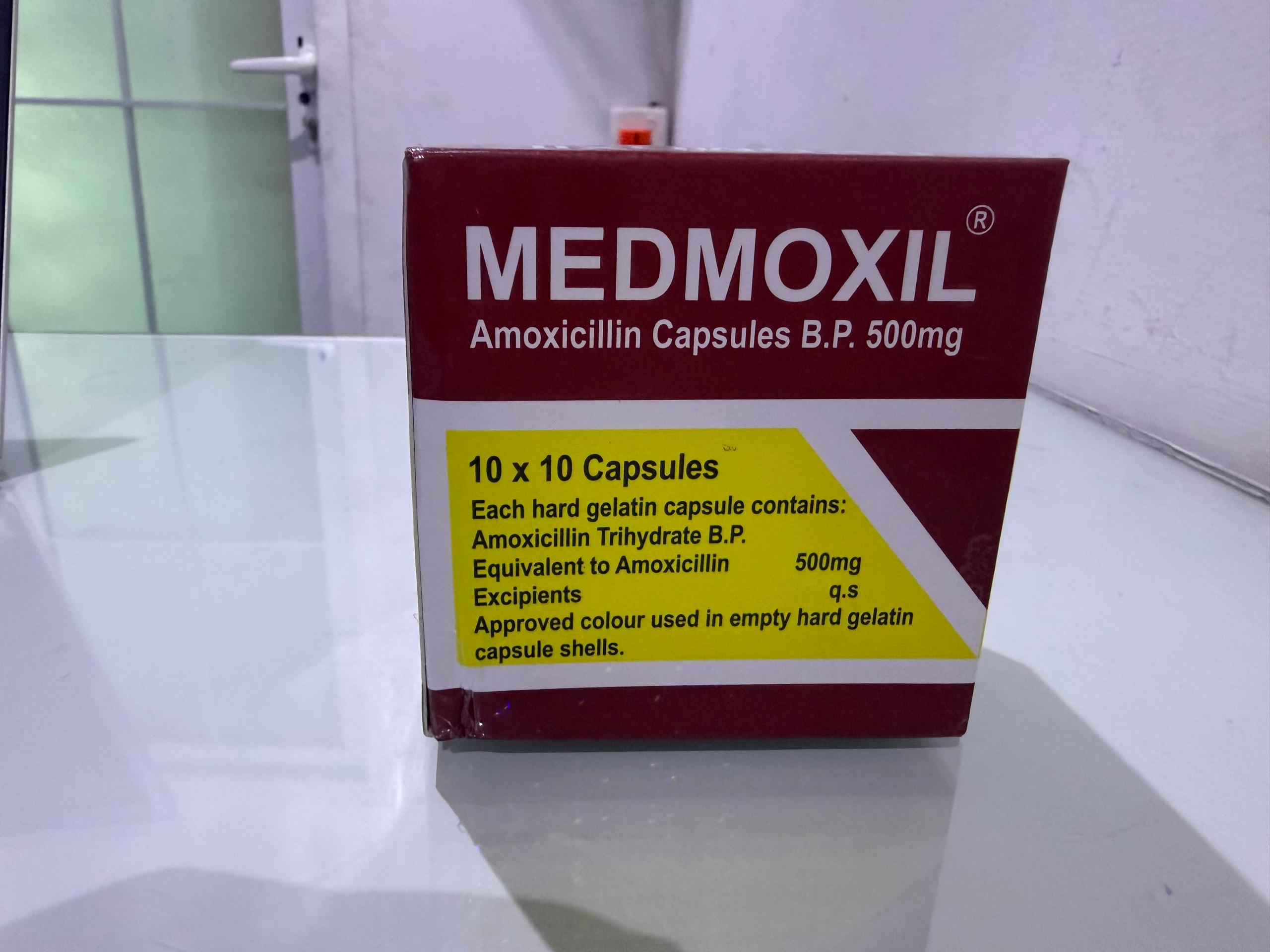Medmoxil (Amoxicillin 500mg Capsules) – Prescription Antibiotic Support