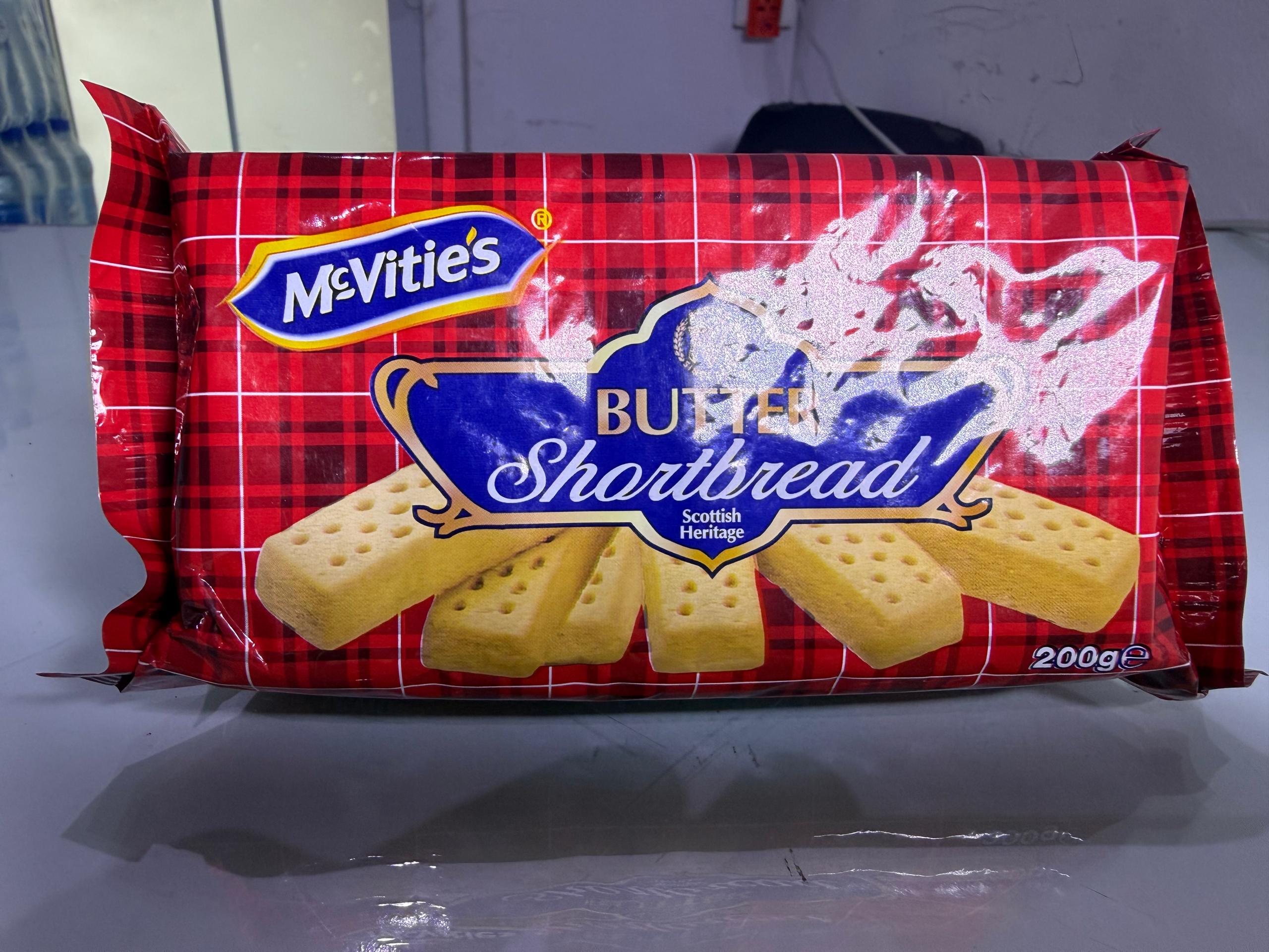 McVitie's Butter Shortbread (200g) – Classic Scottish-Style Biscuit