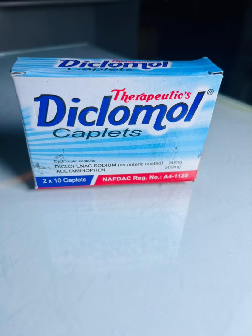 Therapeutic’s Diclomol Caplets
