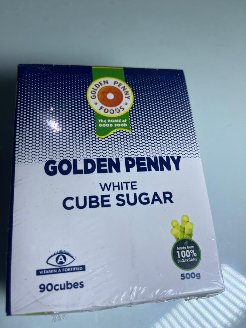 Golden Penny White Cube Sugar 500 g – Vitamin A Fortified Sugar Cubes