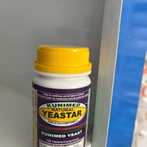 Kunimed Natural Yeastar 300mg – Nutritional Yeast Tablets for Energy & Wellness