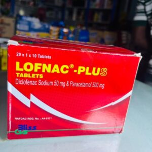Lofnac Plus Tablets – Diclofenac 50 mg & Paracetamol 500 mg