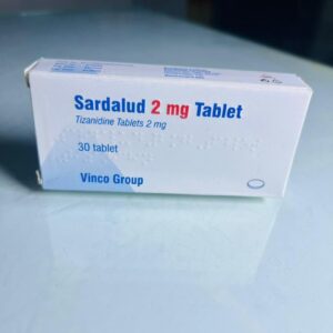 Sardalud 2mg (30 Tablets) – Tizanidine Muscle Relaxant for Spasms