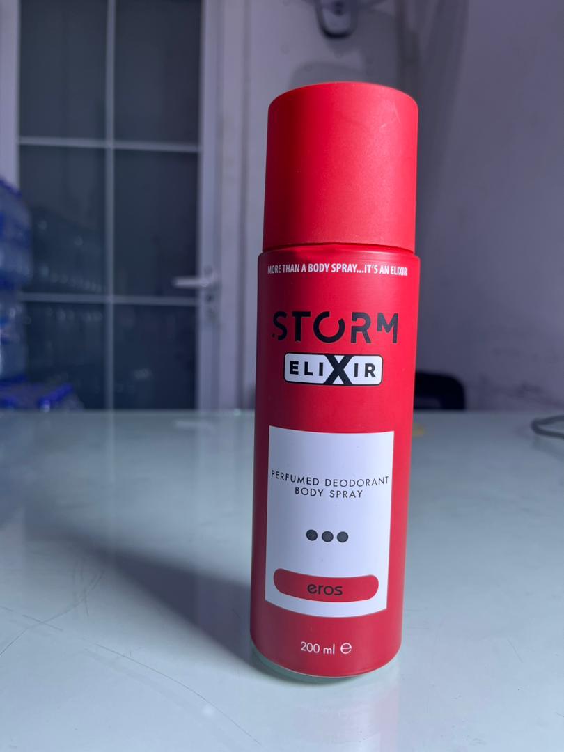 Storm Elixir Perfumed Deodorant (200ml) – Long-Lasting Fragrance and Odor Protection