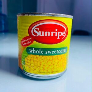 Sunripe Whole Sweet Corn 185g