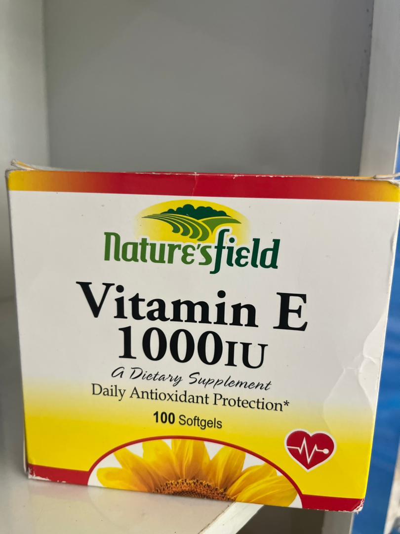 Nature’s Field Vitamin E 1000 IU – 100 Softgels