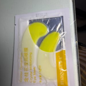 Golden Osmanthus Crystal Moisturizing Eye Masks – Cooling Under-Eye Patches