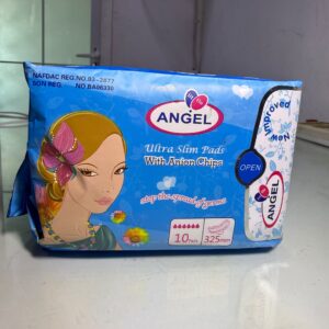 Angel Ultra Slim Pads with Anion Chips (10 Pads) – Thin Daily Period Protection