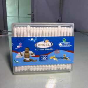 Little Angel 100% Cotton Swabs (100 Count) – Everyday Precision Swabs