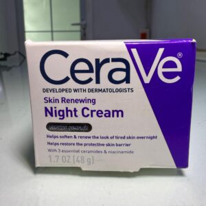 CeraVe Skin Renewing Night Cream – Overnight Barrier Repair Moisturizer