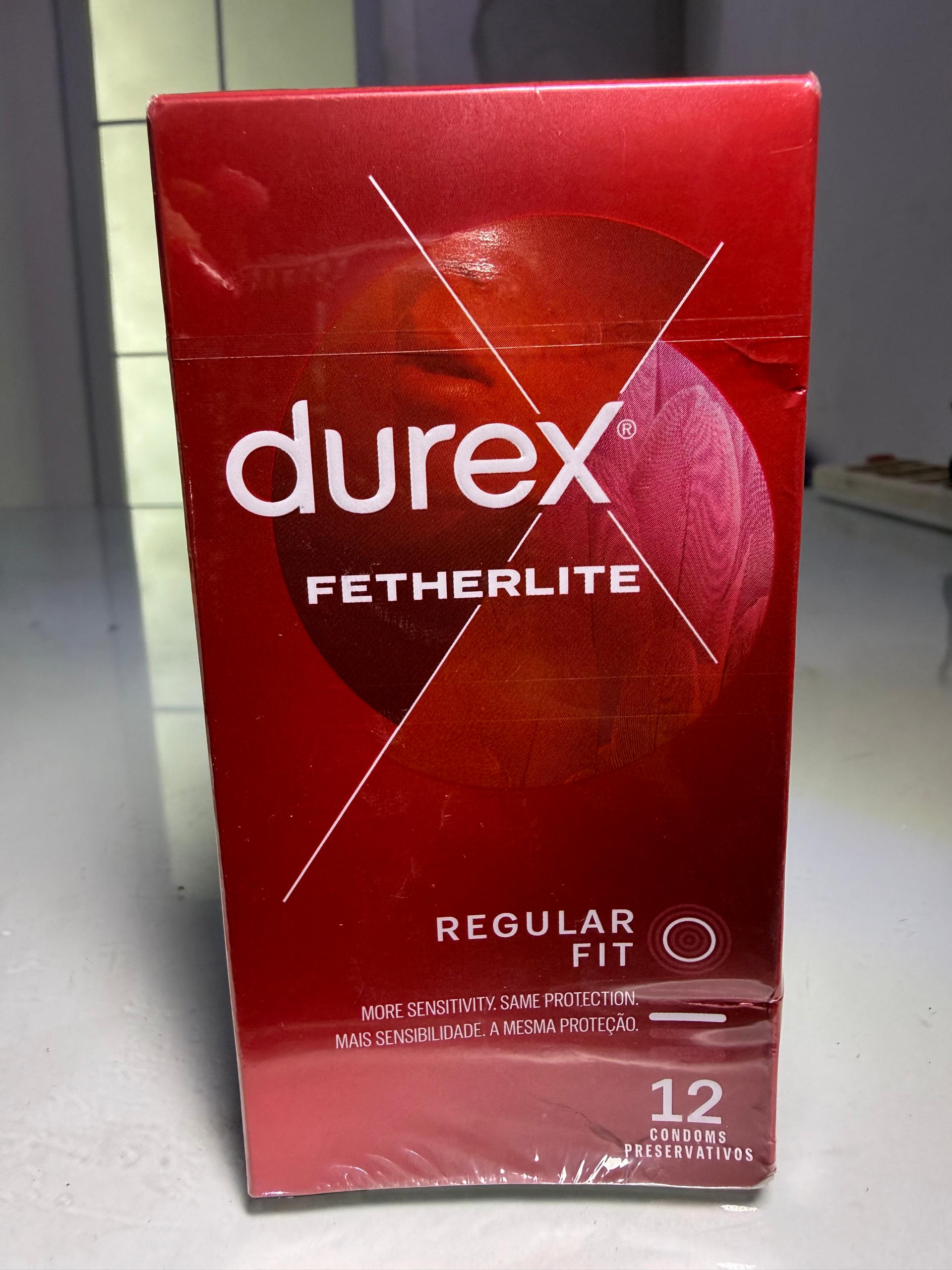 Durex Fetherlite Regular Fit (12 Condoms) – Ultra-Thin Condom Pack