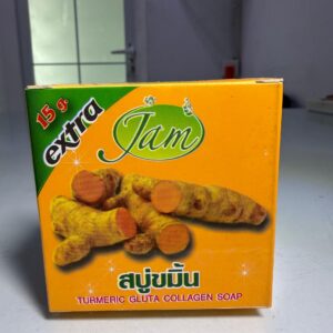 Jam Extra Turmeric Gluta Collagen Soap – Herbal Brightening Cleansing Bar