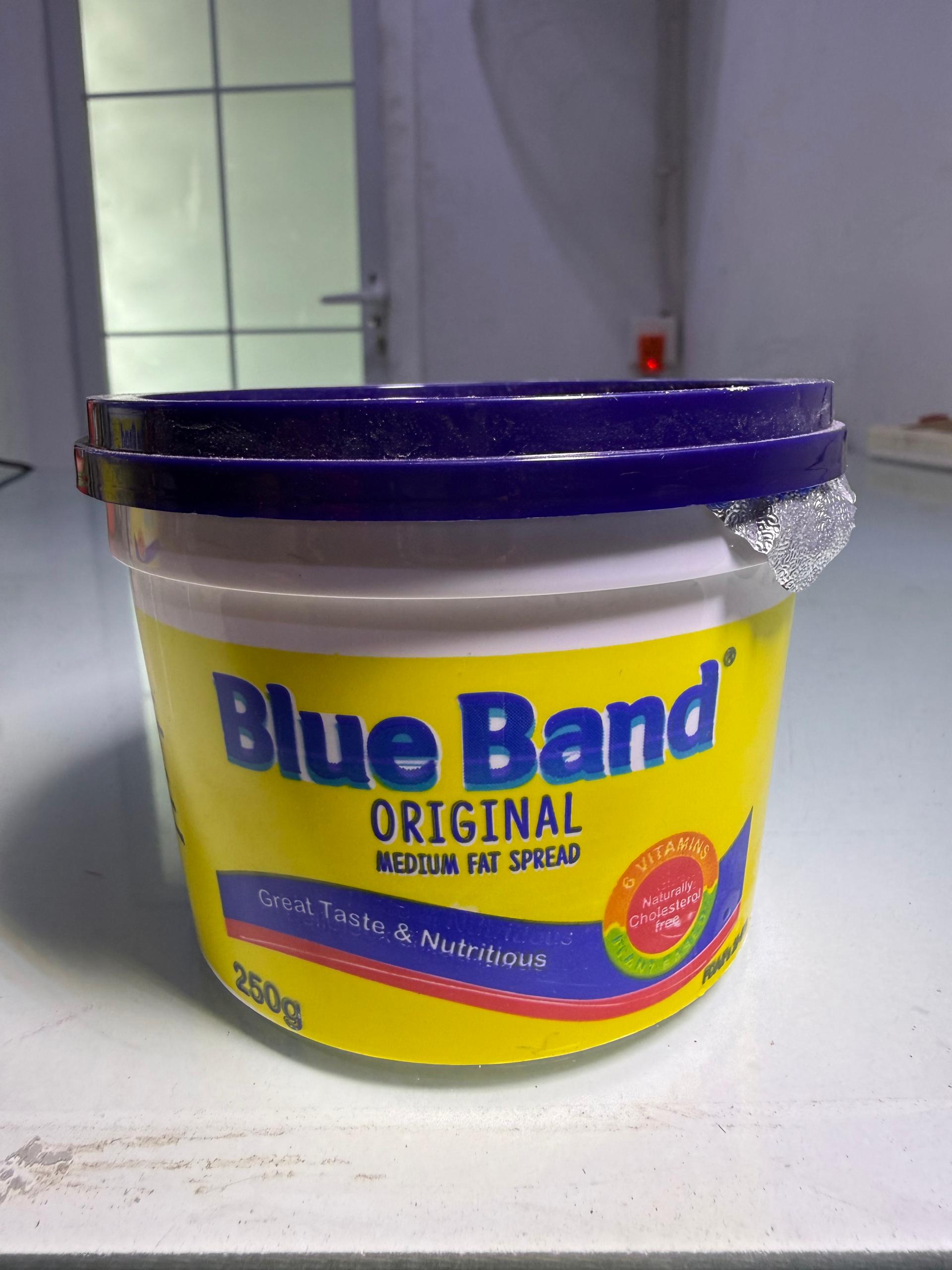 Blue Band Original Medium Fat Spread (250g) – Creamy Bread Spread for Everyday Breakfasts
