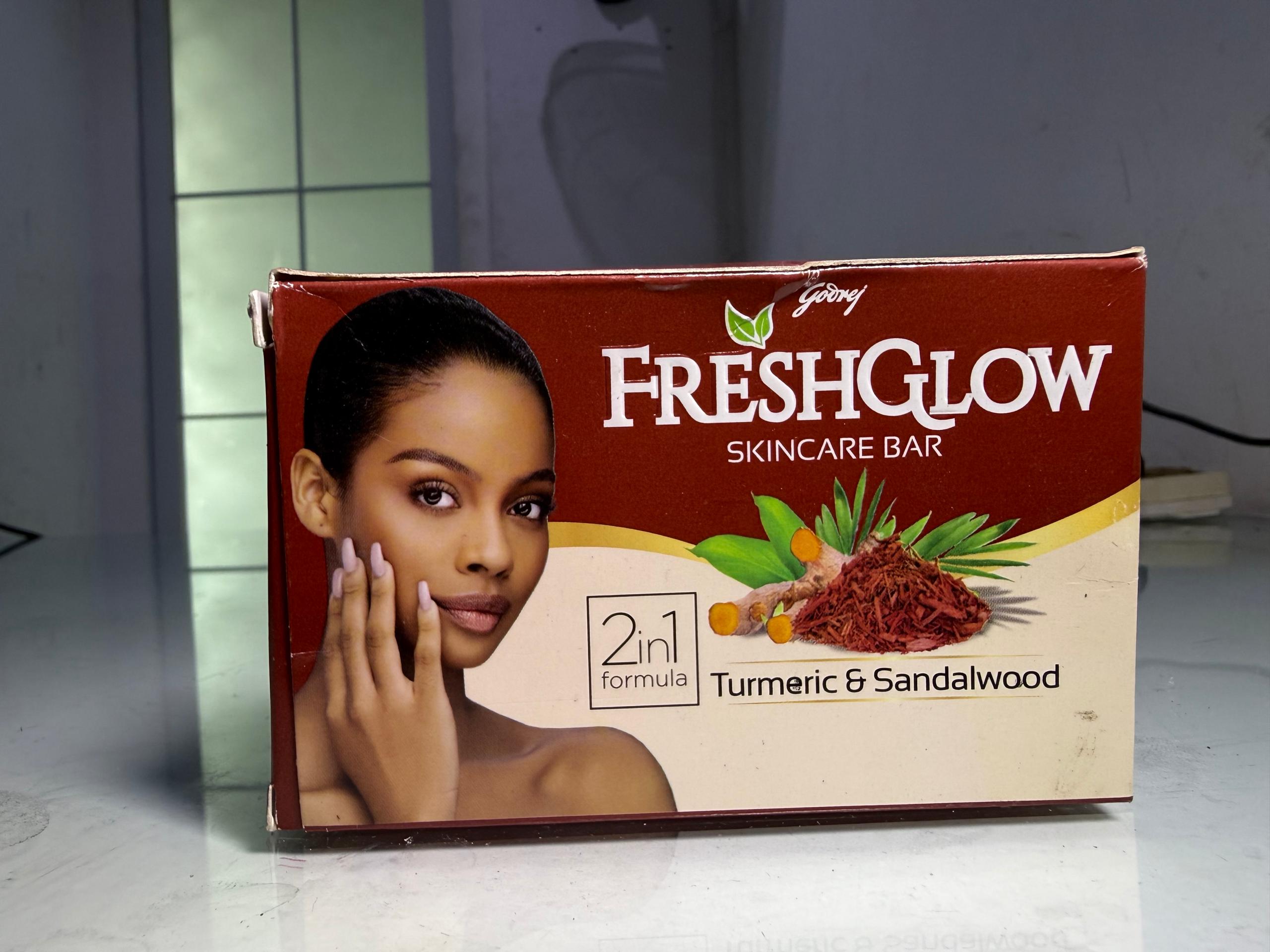 Fresh Glow Skincare Bar (Turmeric & Sandalwood) – Herbal Cleansing Soap