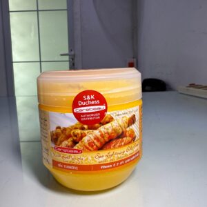 Carebeau Spa Lightening Salt Scrub (Turmeric, 700g) – Exfoliating Body Scrub